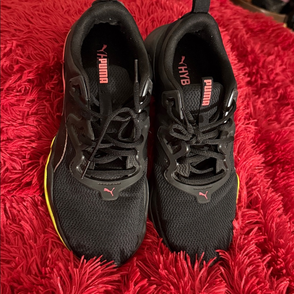 Puma Women’s Black, Pink and Yellow Athletic Shoes